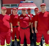 Șase pompieri prahoveni - îngeri păzitori pentru un bărbat aflat în pragul infarctului, pe autostrada A2