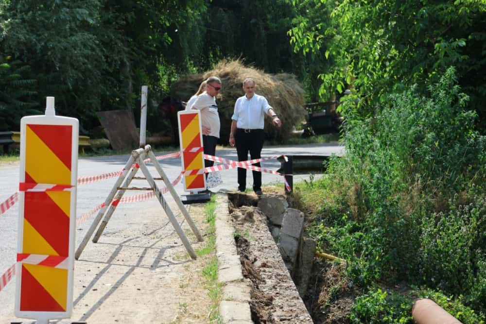 Președintele CJ, Virgiliu Nanu, a dispus măsuri urgente pentru repararea unui pod din comuna Ceptura