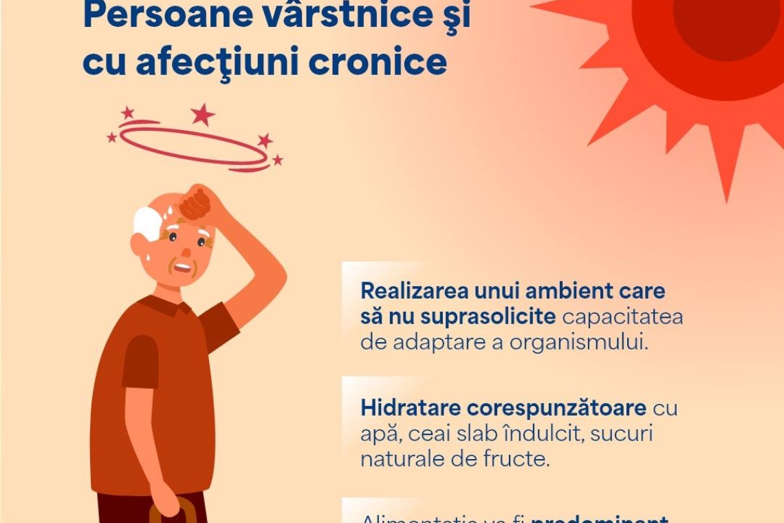 Ce putem face pentru a rezista pe caniculă? Recomandările Ministerului Sănătății