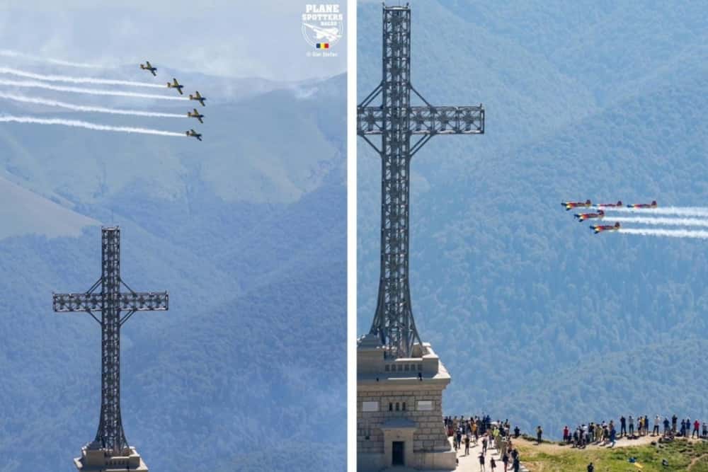 Pe 15 iulie, spectacol pe cer, la Crucea Caraiman!