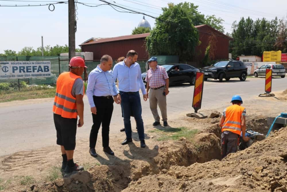 Vizită de lucru în teren a directorului general HIDRO PRAHOVA și a președintelui Consiliului Județean Prahova pentru monitorizarea investițiilor europene în orașul Breaza și în comuna Drăgănești
