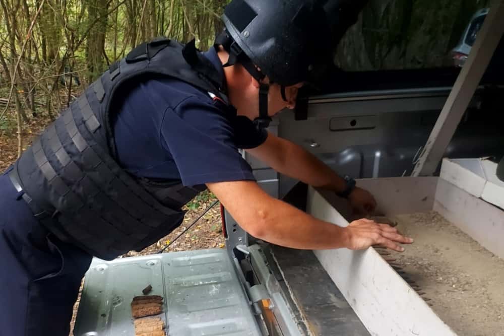 Muniție din al Doilea Război Mondial, descoperită în pădurea Lapoș