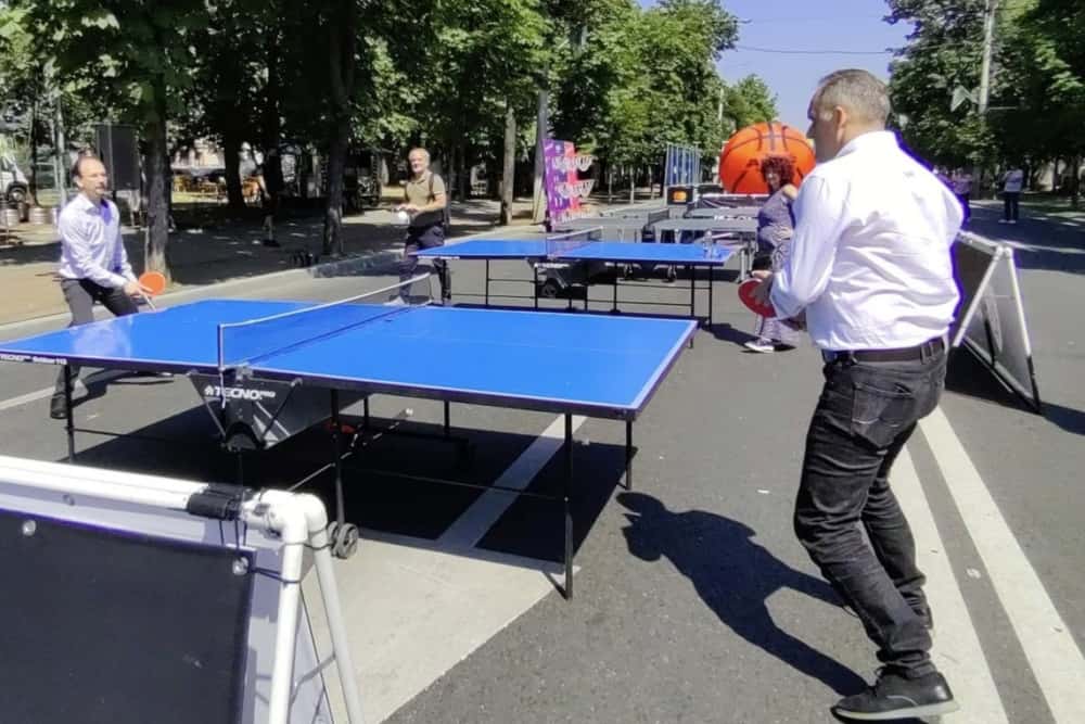 Virgiliu Nanu și Mihai Polițeanu au deschis Zilele Sportului pe Bulevardul Castanilor din Ploiești