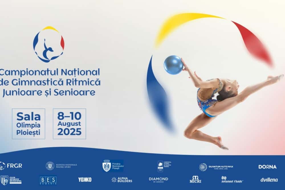 La Sala Sporturilor din Ploiești - Campionatul Naţional de Gimnastică Ritmică pentru Junioare şi Senioare
