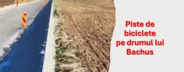 Se lucrează intens la pistele de biciclete de pe Drumul lui Bachus!
