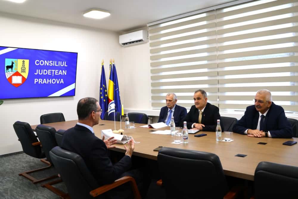Ambasadorul Statului Israel, în vizită oficială la Consiliul Județean Prahova