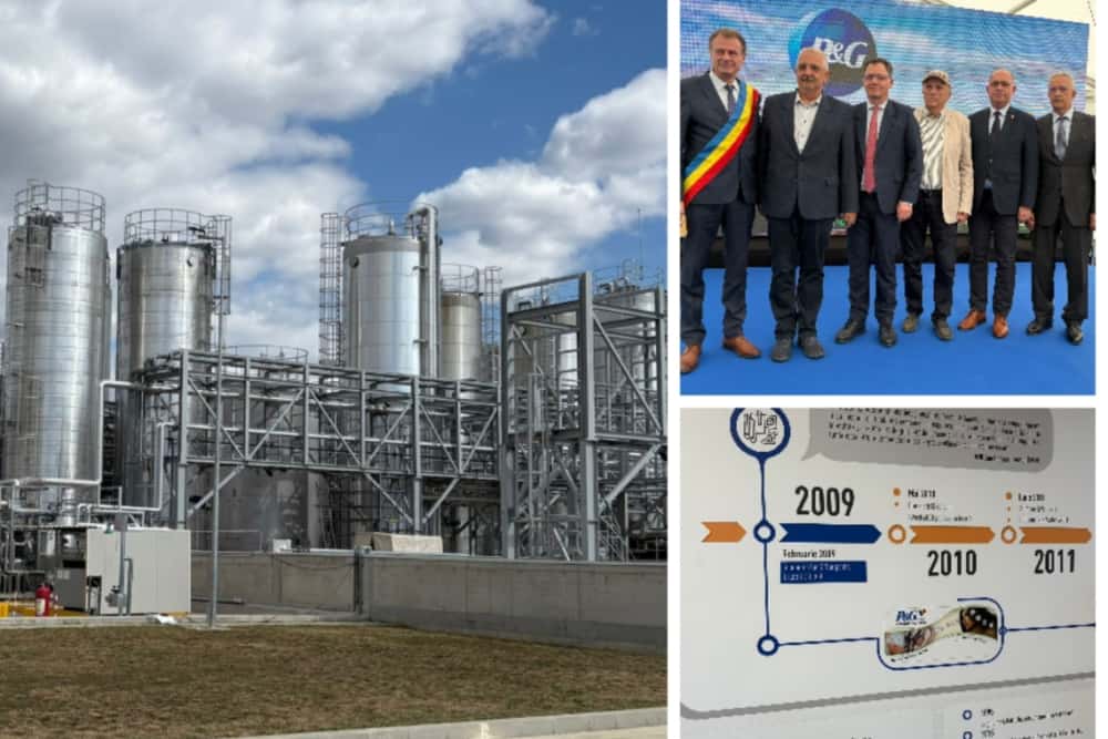 O nouă linie de producție a Procter&Gamble (Detergenți S.A.) în Parcul Industrial Urlați