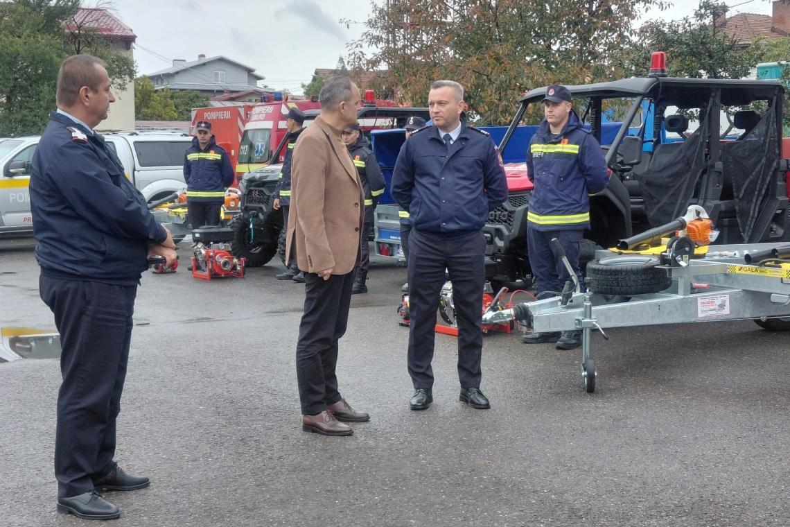 Consiliul Județean sprijină ISU Prahova cu echipamente moderne pentru intervenții de urgență