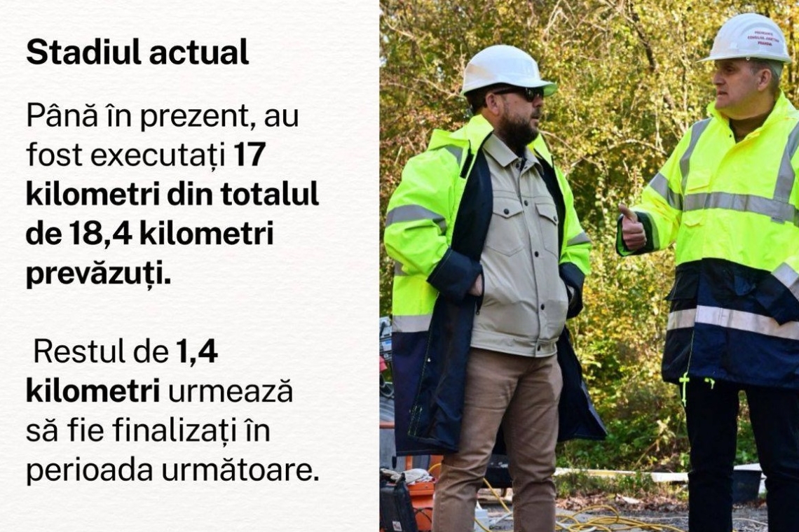 Proiectul „CONECTARE” ajunge la final: racordarea rețelei de gaze din Valea Slănicului la sistemul național, finalizată peste 90%
