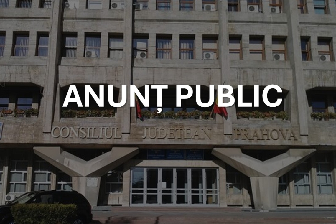 ANUNȚ PUBLIC PRIVIND DEPUNEREA SOLICITĂRII DE EMITERE A ACORDULUI DE MEDIU “MODERNIZARE PASAJ SUPRATERAN PE DJ 102, SPRE PĂULEȘTI, PESTE  DN 1B, JUDEȚUL PRAHOVA”