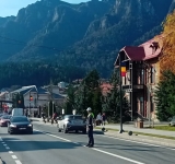 Polițiștii rutieri, la datorie pe DN1 pentru menținerea fluenței traficului în weekend