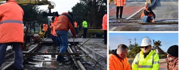 Au început lucrările la trecerea la nivel cu calea ferată de la Movila Vulpii. Virgiliu Nanu: ”Prima zi este decisivă!”