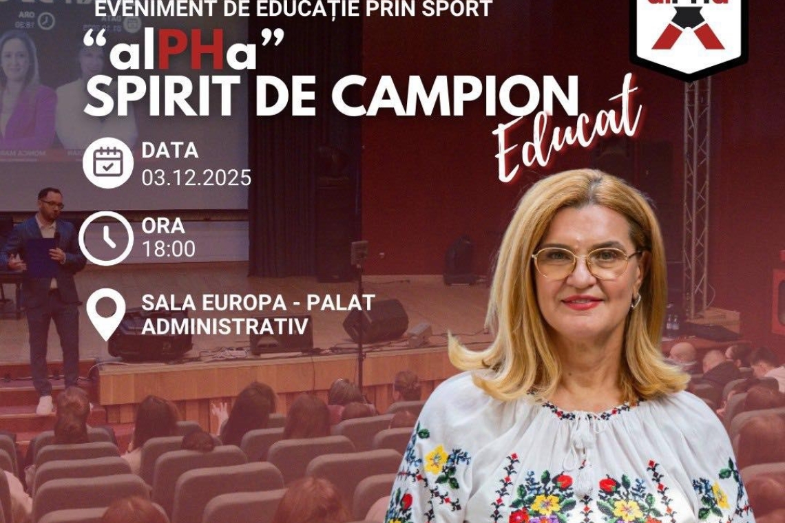 Elisabeta Lipă, invitat special la „Spirit de Campion Educat” – o lecție de excelență pentru Prahova!