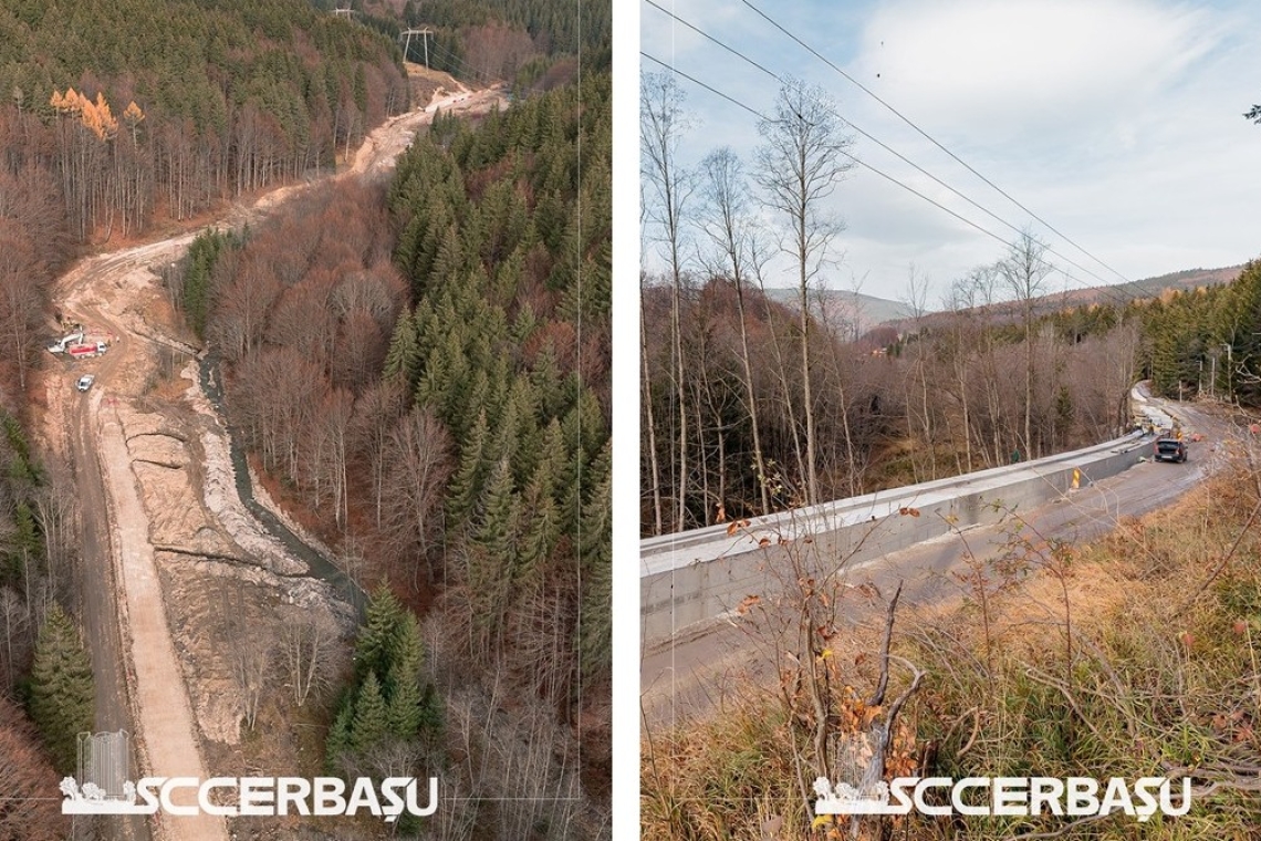 Avansează lucrările la DJ102I, drumul care va face legătura între Valea Doftanei și Săcele