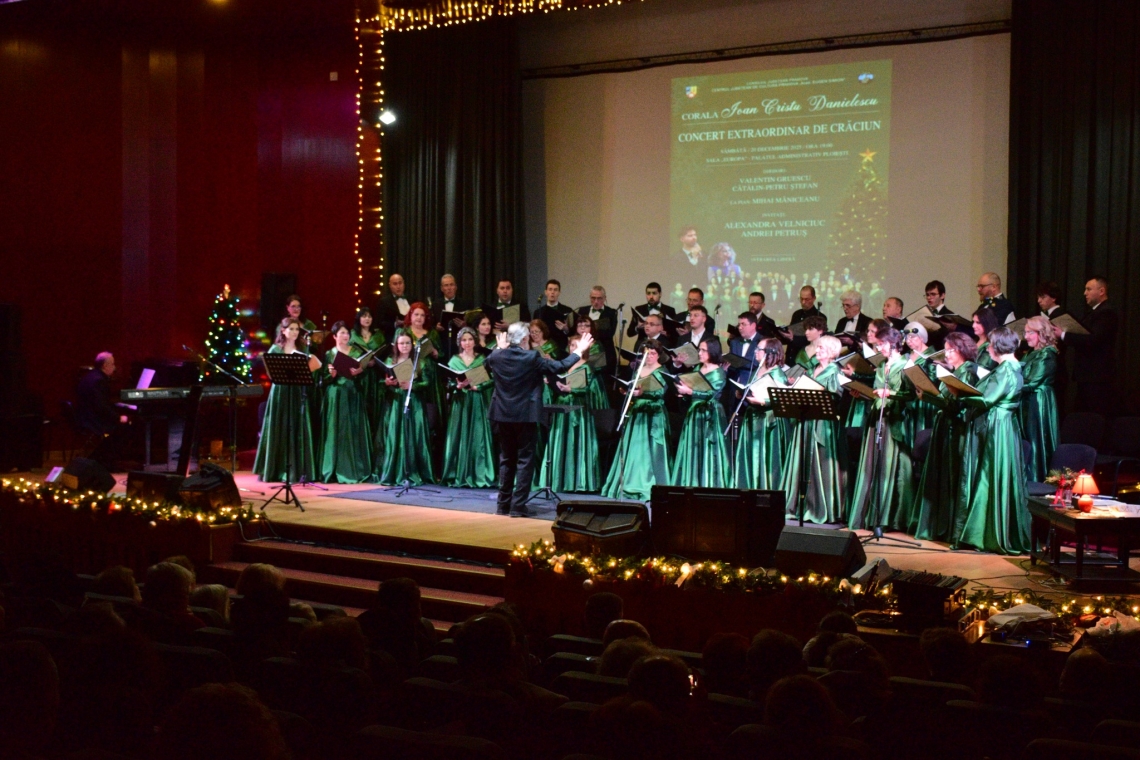 Concert Extraordinar de Crăciun, o seară de emoție oferită de Corala Ioan Cristu Danielescu, la Ploiești