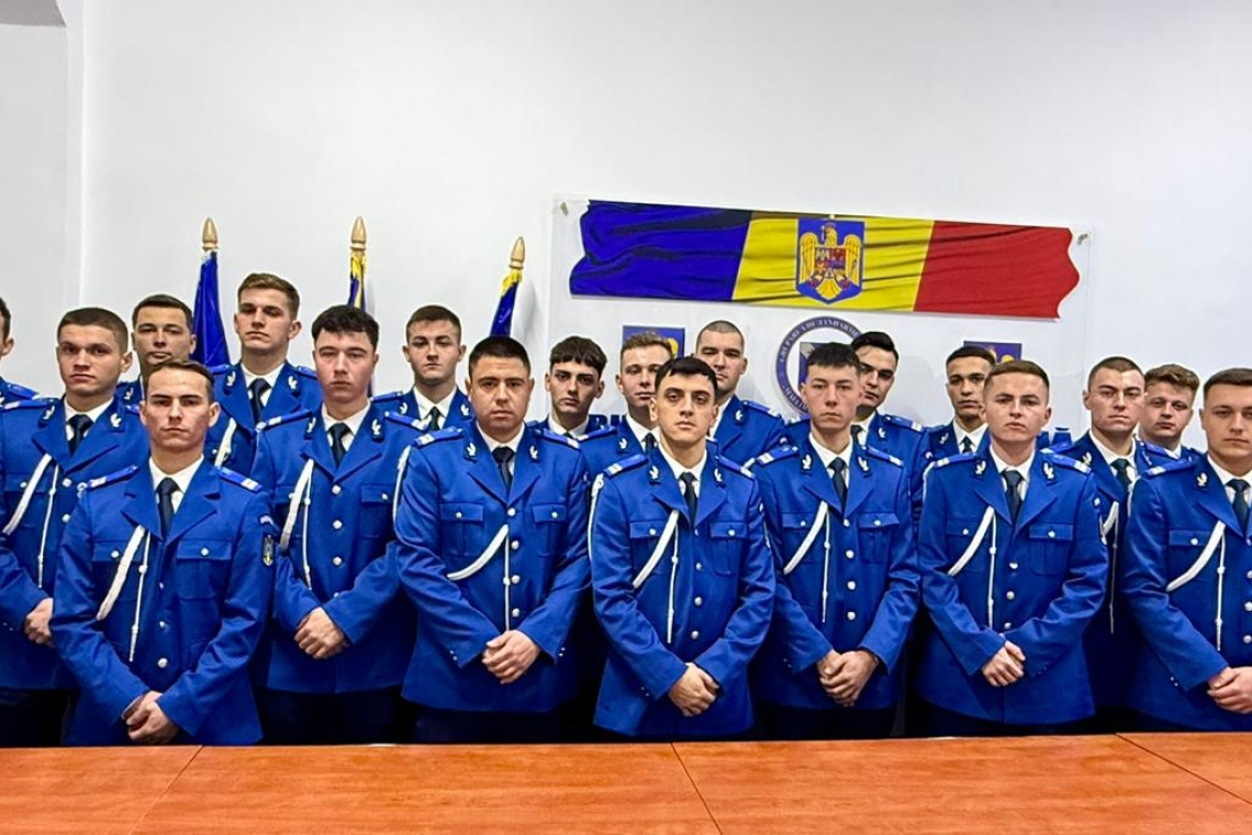 23 de tineri jandarmi s-au alăturat, începând de astăzi, Grupării Mobile „Matei Basarab” Ploiești