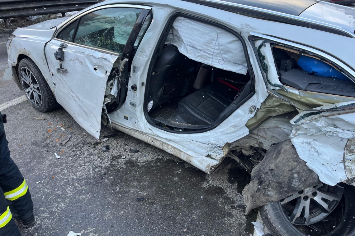 Accident pe DN1, la Azuga