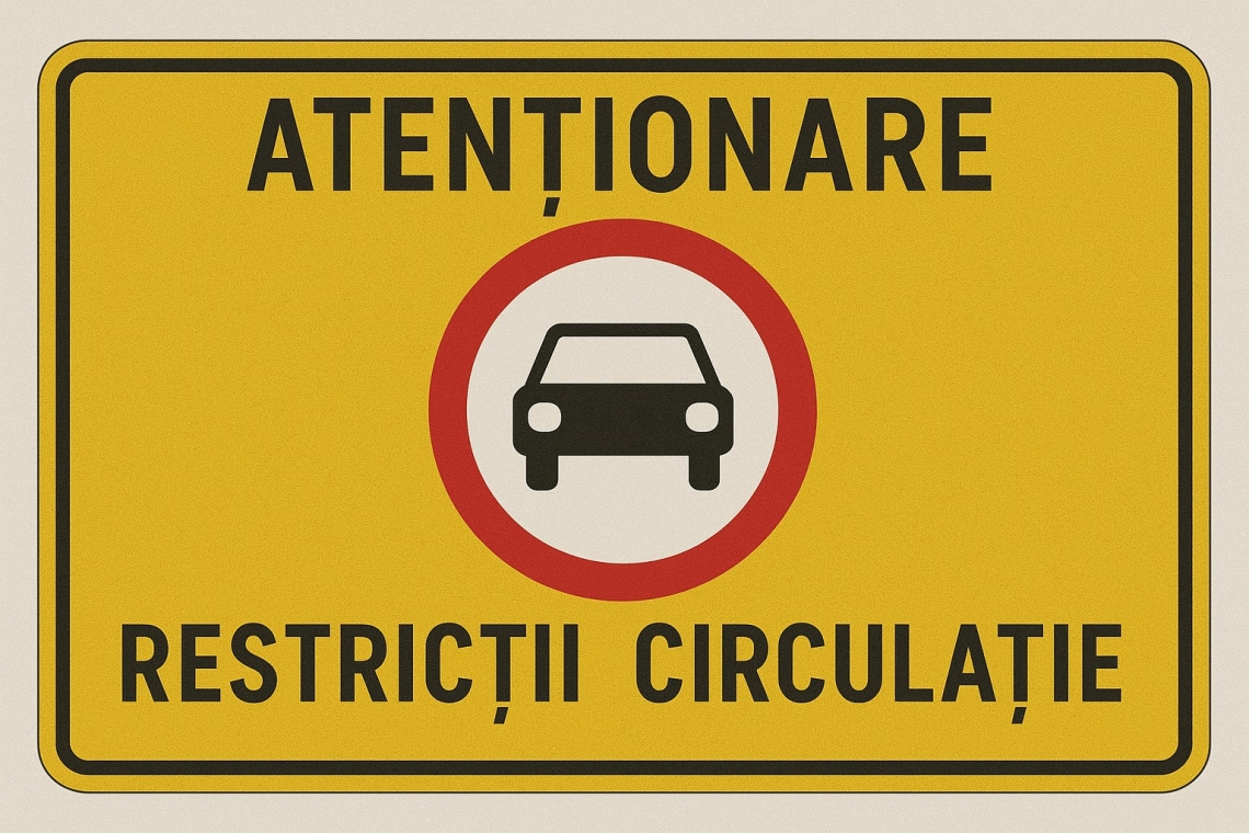 Restricții parțiale de trafic pe DN1B, în Albești Paleologu, din cauza scurgerilor de apă de pe dealuri