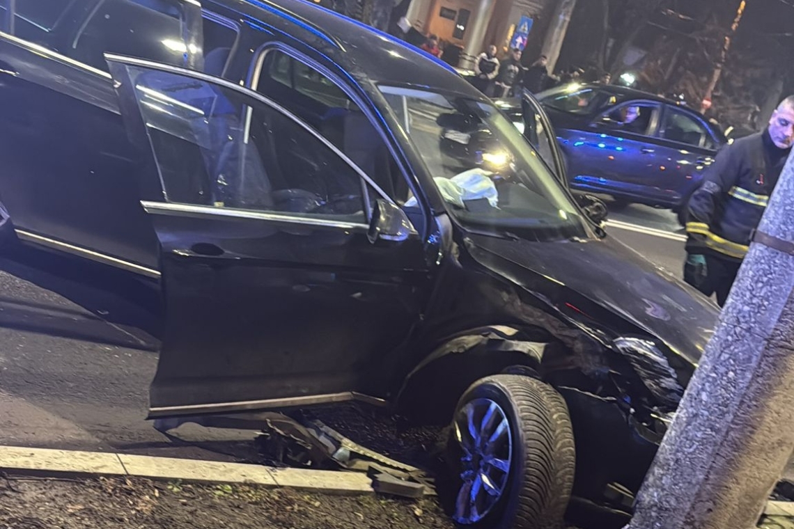 Accident, seara trecută, pe Bulevardul Castanilor din Ploiești 