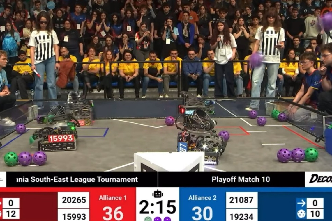 Ploieștiul intră în istoria roboticii: echipa infO(1)Robotics de la Colegiul Național „I. L. Caragiale" stabilește un RECORD MONDIAL la FIRST Tech Challenge