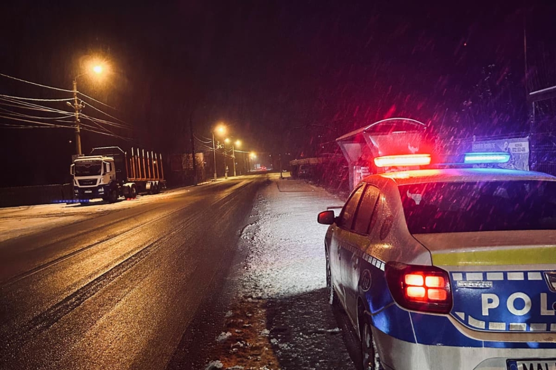 IPJ Prahova: ”În trafic, iarna nu iartă graba!”