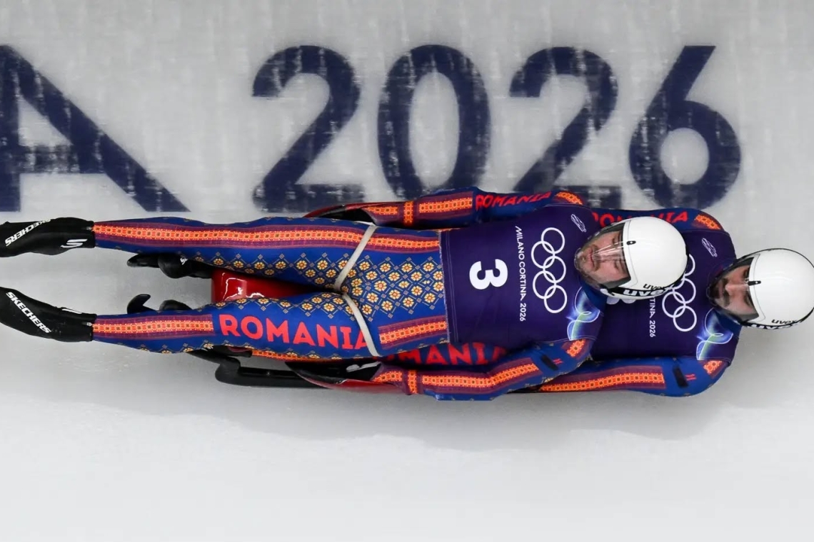 J.O./Rezultatele sinăienilor Gîtlan-Șerban la dublu sanie. Cum s-au clasat după cele două manșe