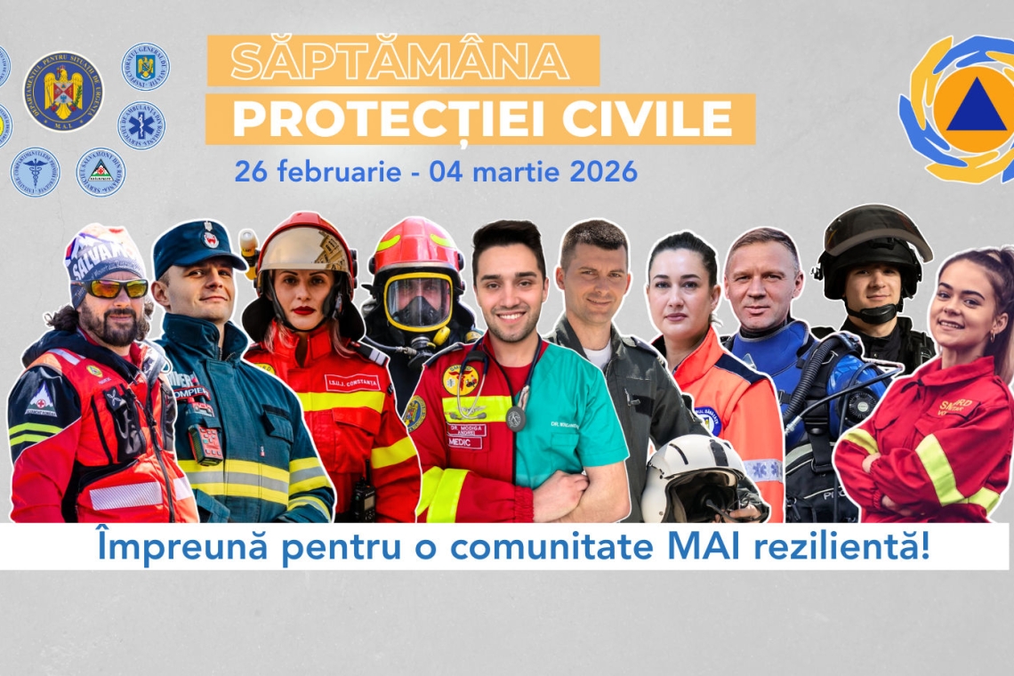 Astăzi, ISU Prahova dă startul evenimentelor din Săptămâna Protecției Civile
