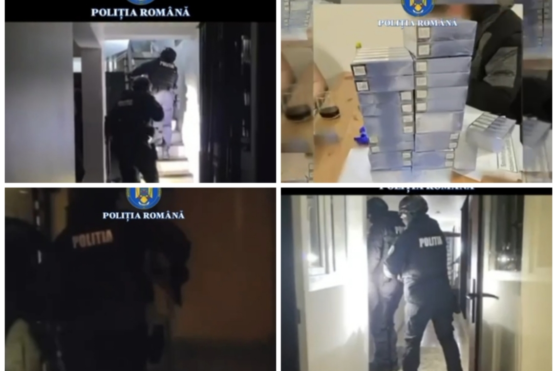 Percheziții în Ploiești, la suspecți de contrabandă cu țigări 