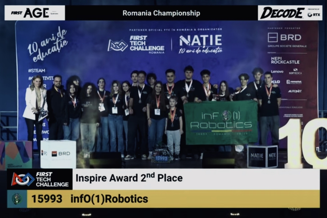 Echipa ploieșteană infO(1)Robotics reprezintă România la Campionatul Mondial de Robotică din Houston