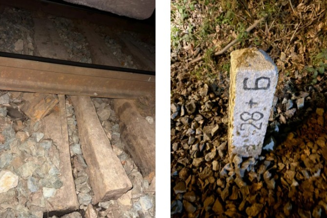 Locomotiva unui tren al CFR Călători a deraiat. Călătorii - preluați cu microbuze