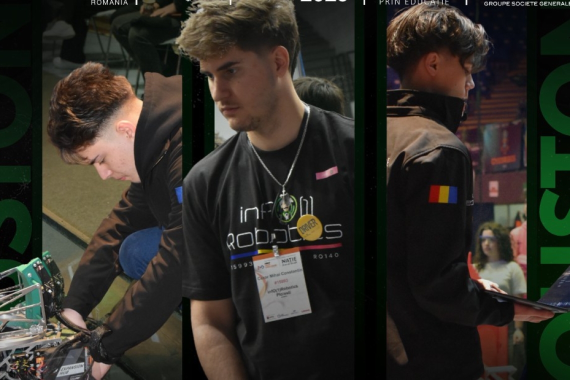 Echipa infO(1)Robotics din Ploiești are nevoie de sprijin financiar pentru participarea la Campionatul Mondial din Statele Unite