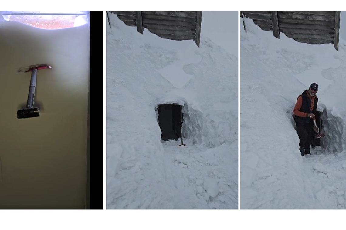 Strat de zăpadă de 2 metri la stația meteo de la Vârful Omu! Ce le recomandă meteorologul Sergiu Olteanu ”sportivilor de sală”