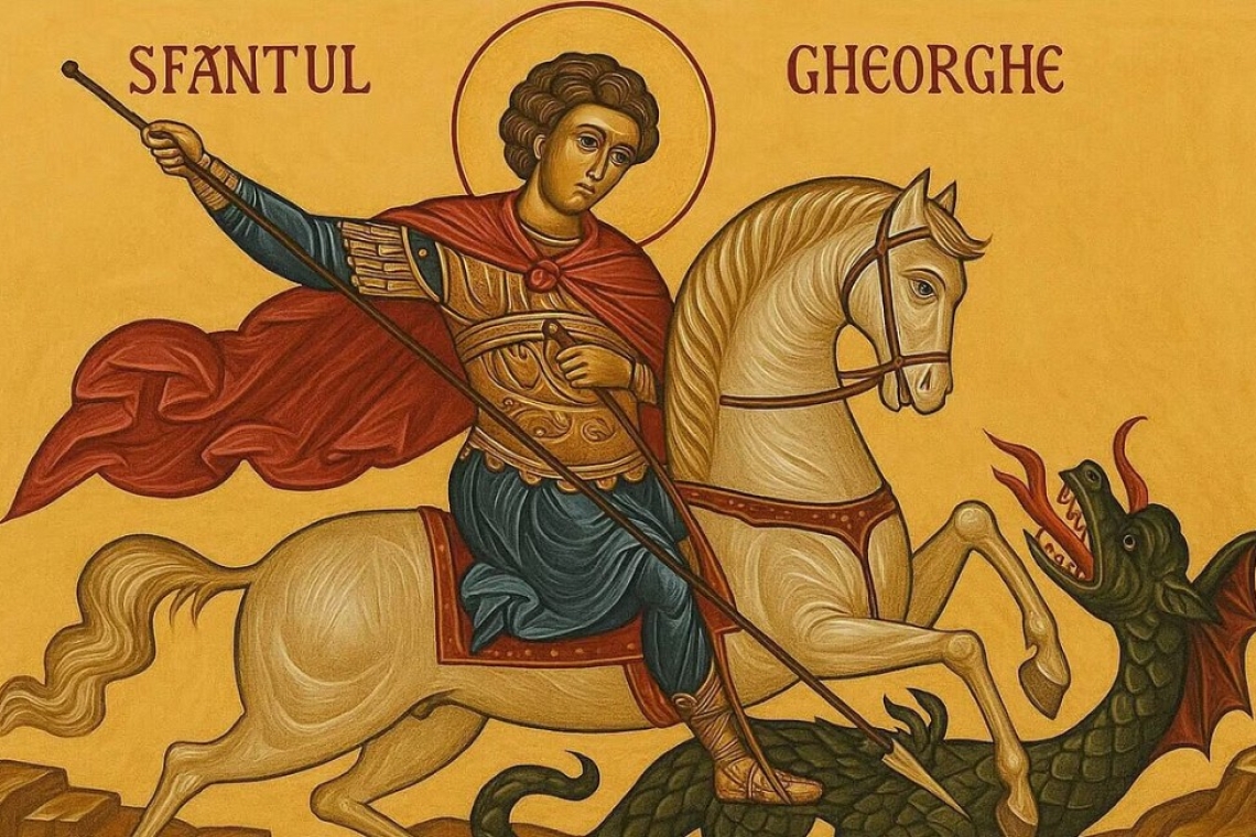 Peste un milion de români își aniversează astăzi onomastica, de Sf. Gheorghe