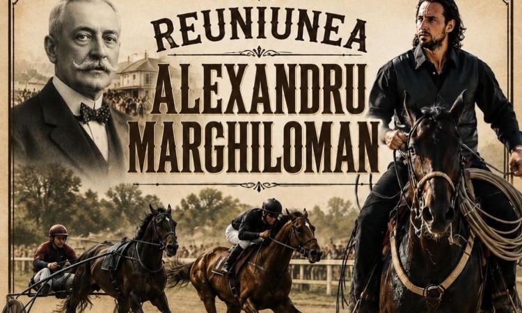 Actorul Denis Ștefan, invitat special al reuniunii hipice de duminică - „Premiul Alexandru Marghiloman”