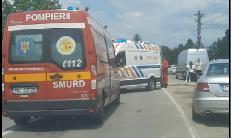 Motociclist rănit pe DN1A, în Măgurele. Traficul rutier a fost blocat în urma accidentului