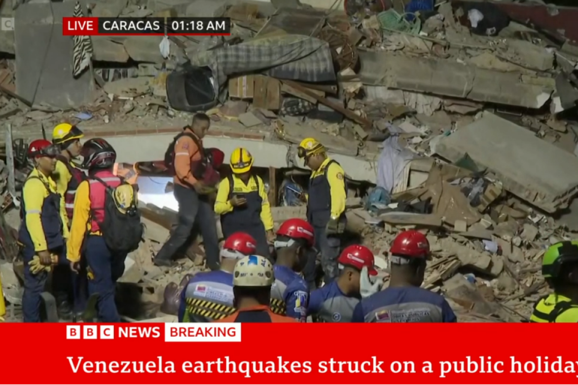 Dezastru în Venezuela, după două cutremure succesive, de peste 7 grade pe Richter (video) 