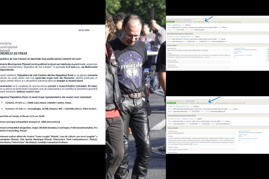 Concertele primarului-rocker Polițeanu, din #PloieștiulCelViu, anunțate oficial înainte de parafarea contractelor!