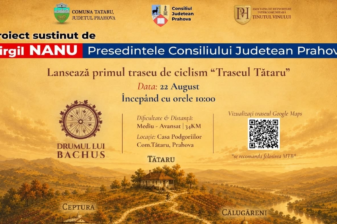 Bicicliști, vi se pregătește ceva! Emil Drăgănescu, administratorul public al Prahovei, ”dă din casă” primele informații despre un proiect MTB pe Drumul lui Bachus!
