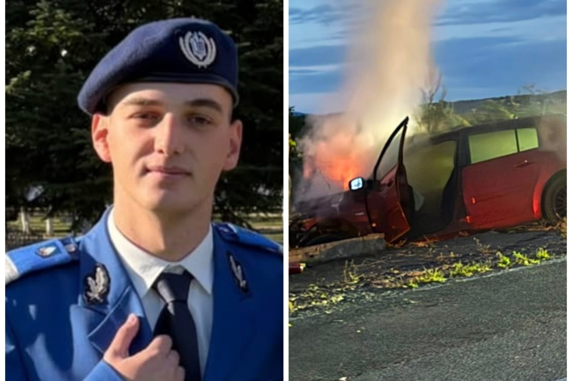 Jandarm prahovean, erou în timpul liber! A salvat un șofer dintr-o mașină cuprinsă de flăcări