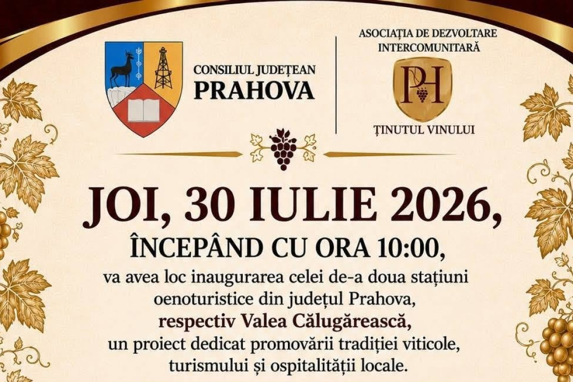 Valea Călugărească intră, oficial, pe harta marilor destinații oenoturistice