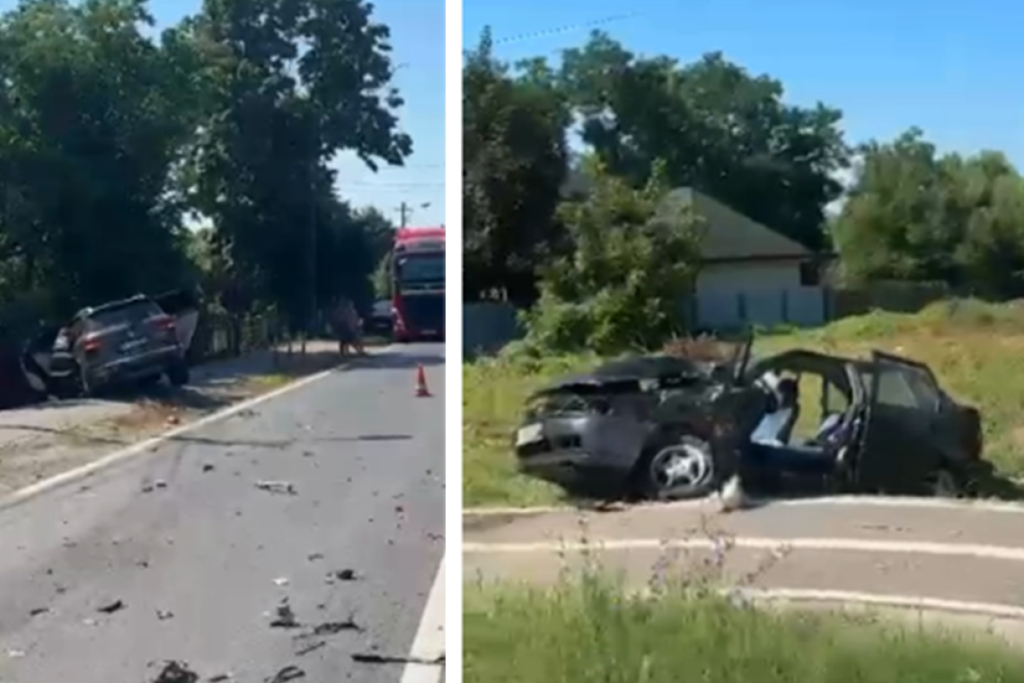 Accident pe DN1A, în Boldești-Scăeni. Un șofer de 70 de ani a fost rănit după o coliziune între două autoturisme