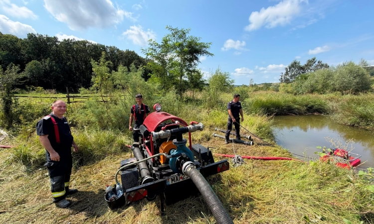 Pompierii prahoveni, exercițiu în fondul forestier de la Verbila. Au fost testate echipamente pentru stingerea incendiilor de pădure, achiziționate de Consiliul Județean