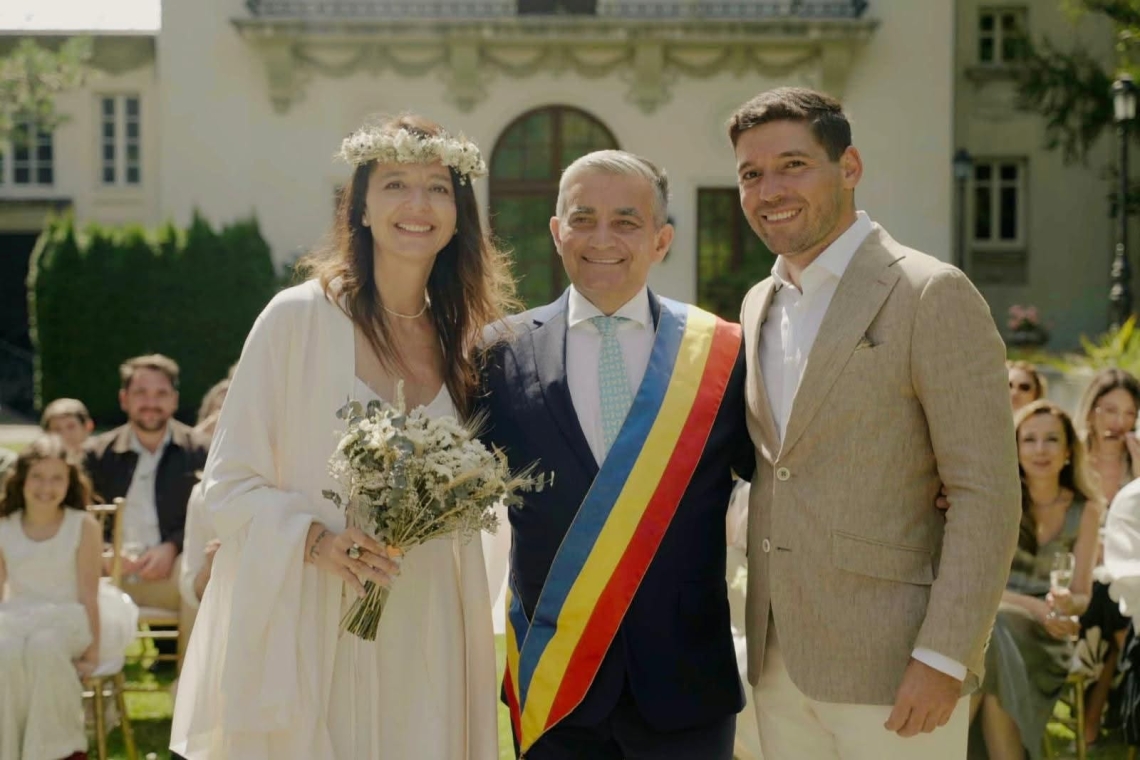 Ana-Maria Brânză s-a căsătorit la Sinaia! Cununia civilă a fost oficiată de primarul Vlad Oprea