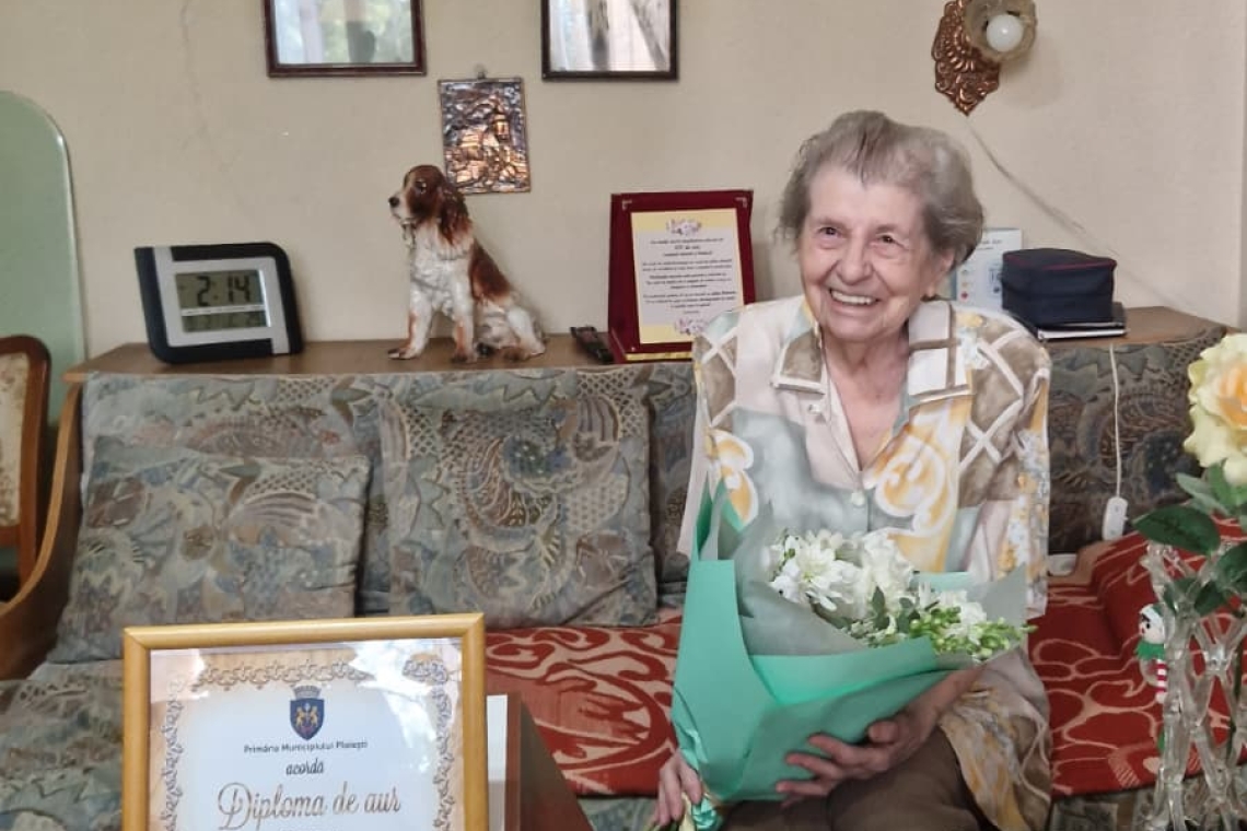 Un secol de viață, cu muncă și demnitate. Povestea emoționantă a ploieștencei Adela Maria Carcalețeanu