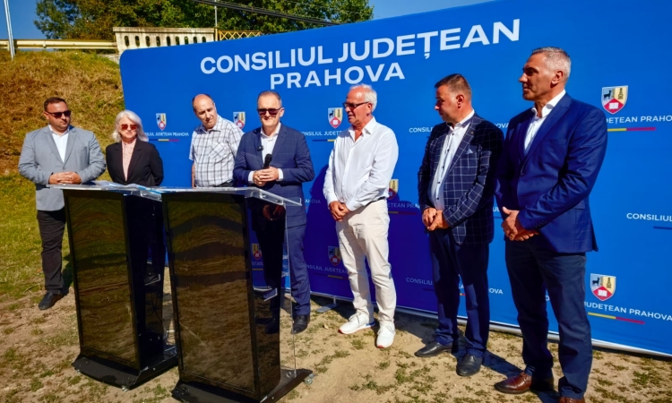 Pod nou peste Teleajen, la Drajna. Investiție de 32,5 milioane de lei a Consiliului Județean Prahova