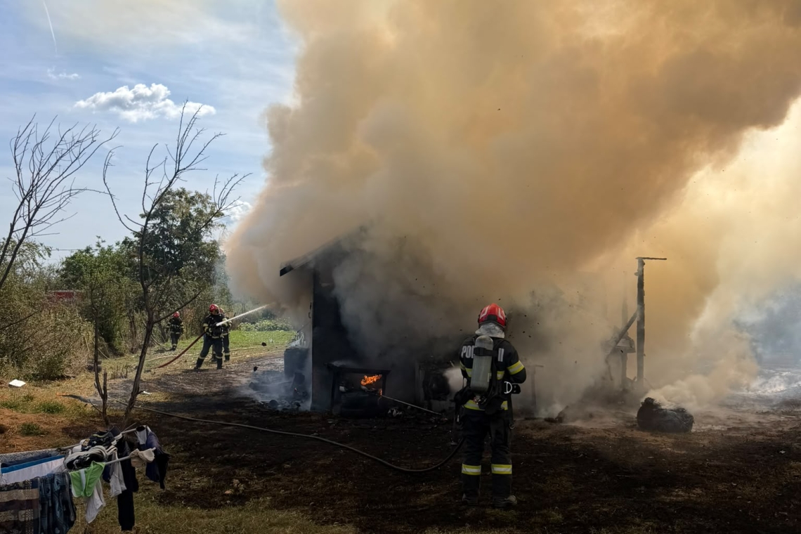 Incendiu într-o gospodărie din comuna Fântânele 