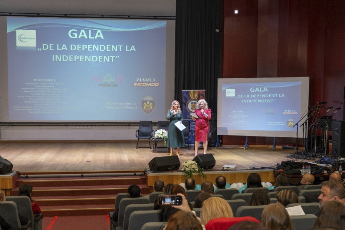Peste 350 de elevi, părinți și profesori, față în față cu realitatea dependențelor, la Gala „De la Dependent la Independent”, organizată la Ploiești