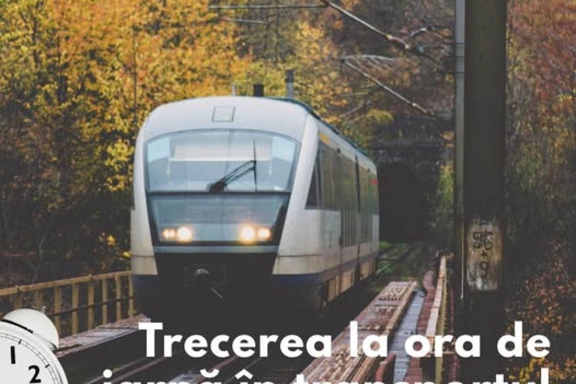 Duminică trecem la ora de iarnă. Modificările în transportul feroviar de călători