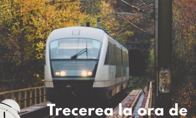 Duminică trecem la ora de iarnă. Modificările în transportul feroviar de călători